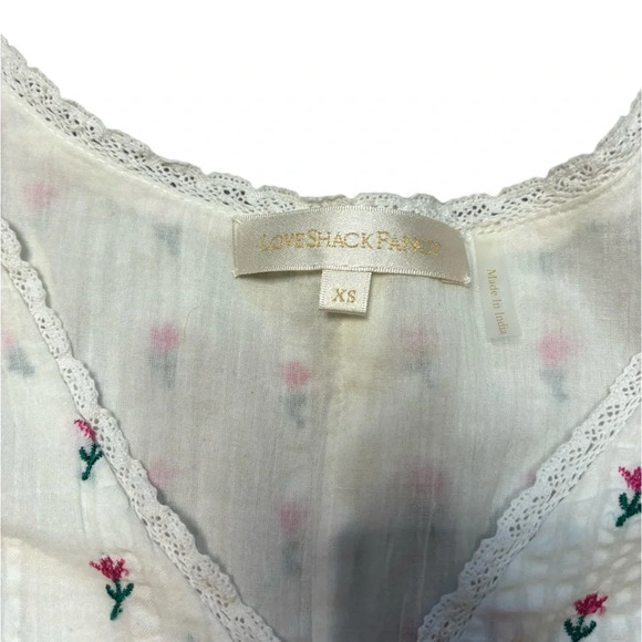 Love Shack Fancy Lena Floral Print Dress - Picture 8 of 12